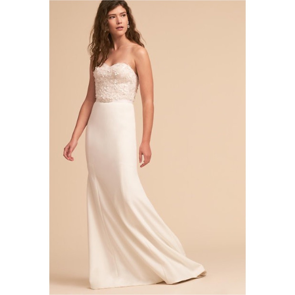 Never Worn Theia Amanda Ivory Wedding Dress